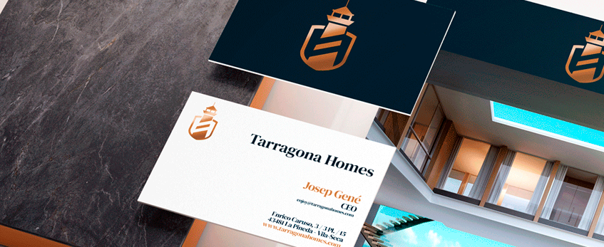 Tarragona Homes Impresiones papelería corporativa